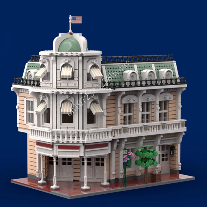 

3615 шт., главная уличная одежда «Волшебное королевство», MOC Streetview, головоломка, креативная сборка, подарки на Рождество и день рождения, игрушки для детей в возрасте