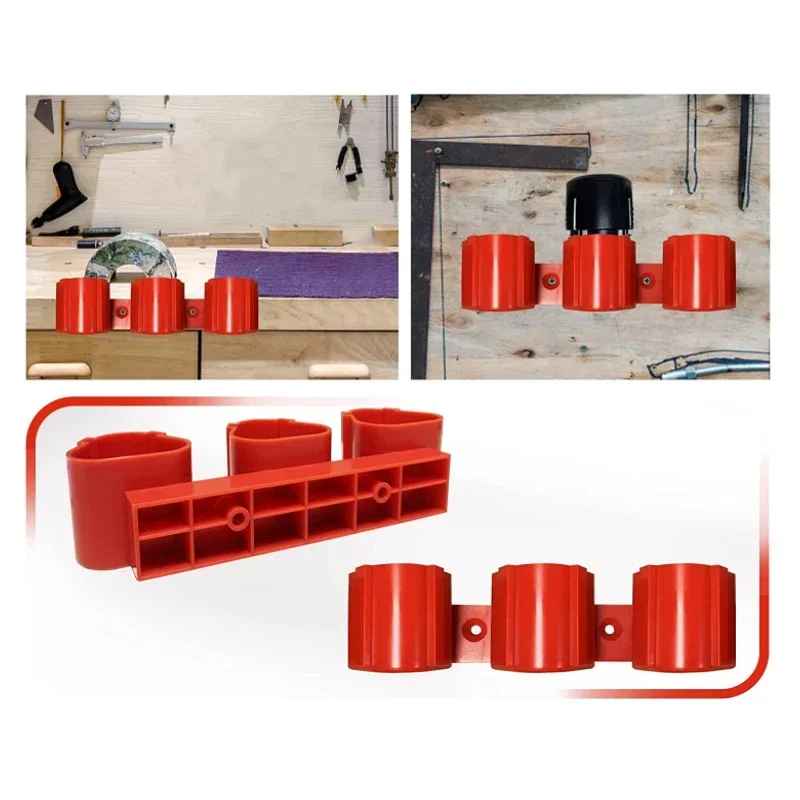 حامل البطارية أداة حامل لماكيتا/ميلووكي/بوش 10.8 فولت 12 فولت الحائط بطارية أداة تخزين قوس رف شاشة