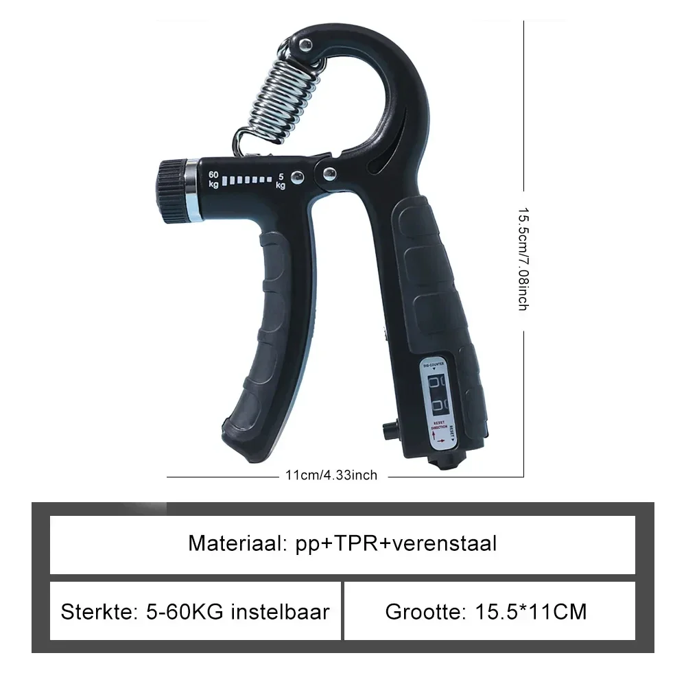 Entraîneur de force de préhension, presse-main, résistance réglable, renforcement de la poignée pour la musculation musculaire et la récupération des blessures Nes