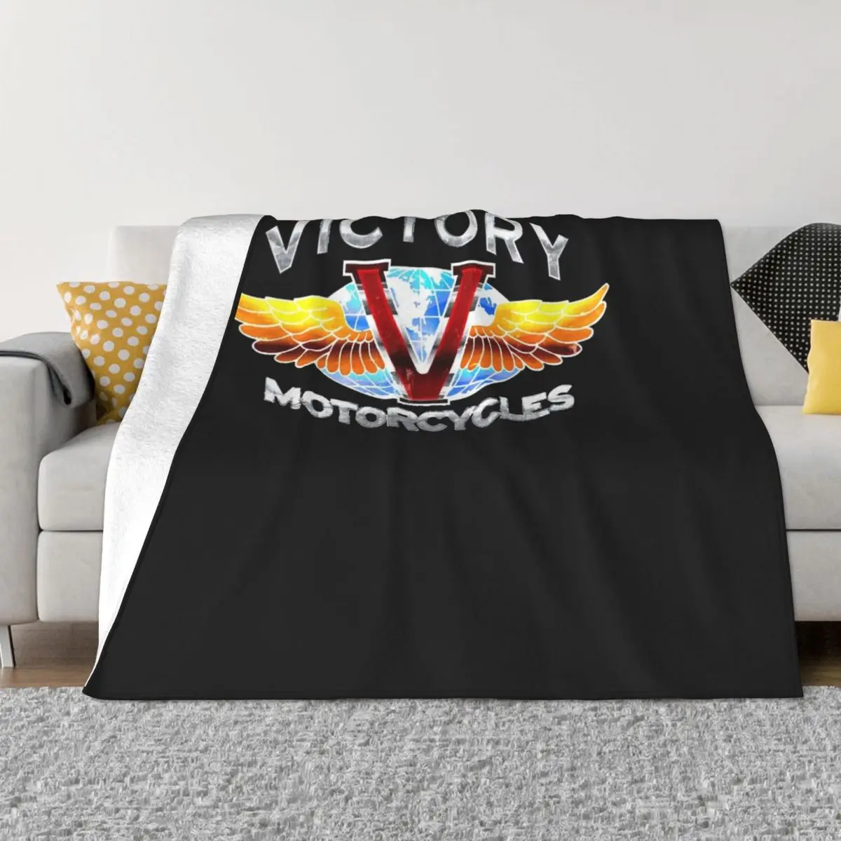 

Victory motorcycles Throw Blanket anime Summer Bedding Blankets Vintage Blanket Decorative Sofa Blankets