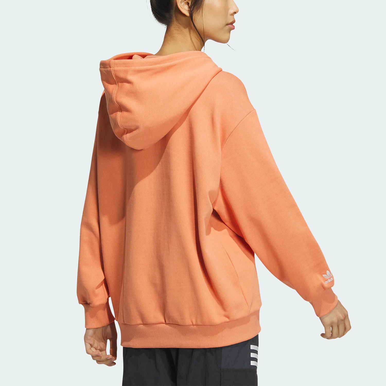Adidas genuine Three-Leaf Women's Fashion Hooded Pullover IW9413