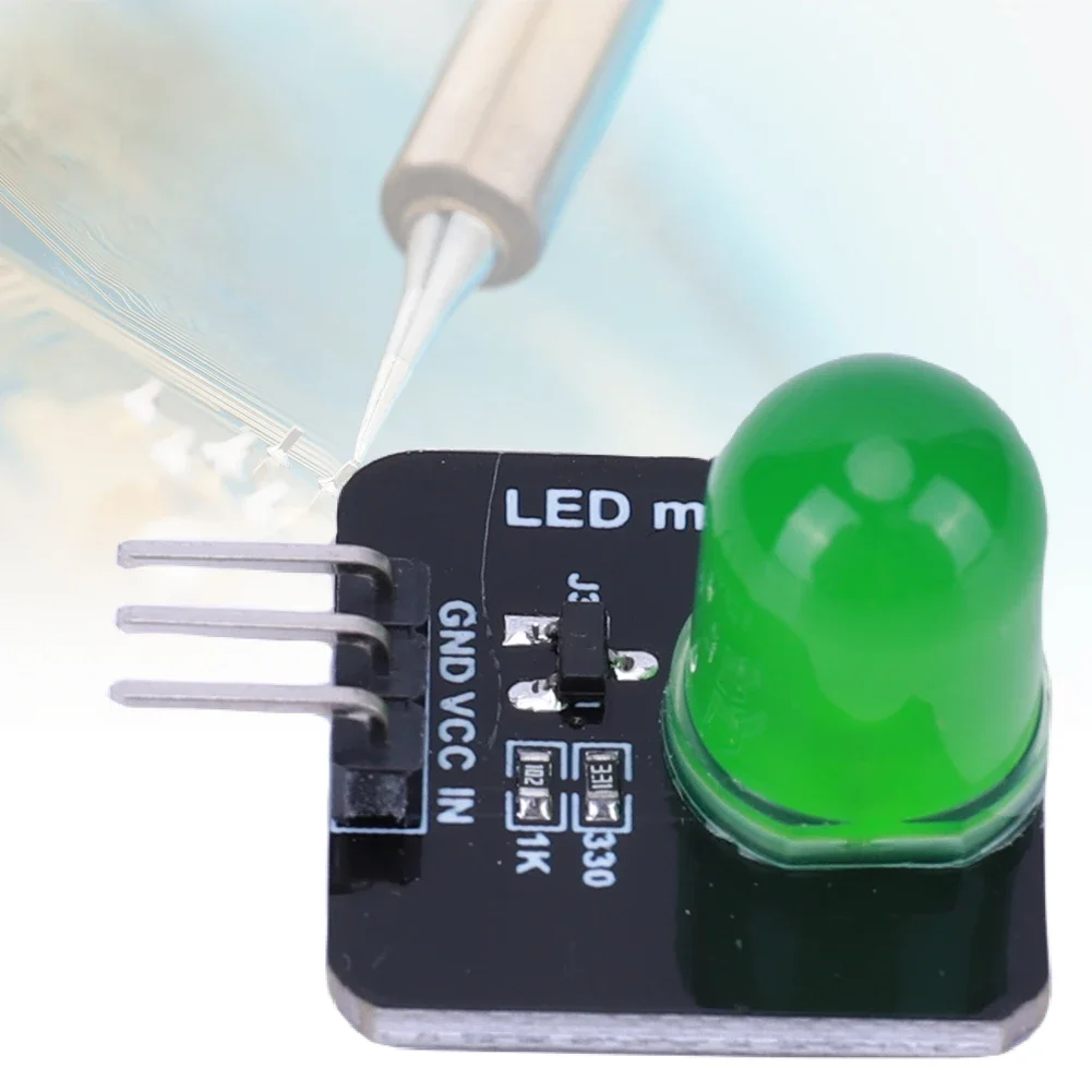 1-5PCS DC 3.3-5 V 10 MM Light-Emitting Module Indicator Module Led Indicator Light-Emitting Tube Module Fit for Arduino