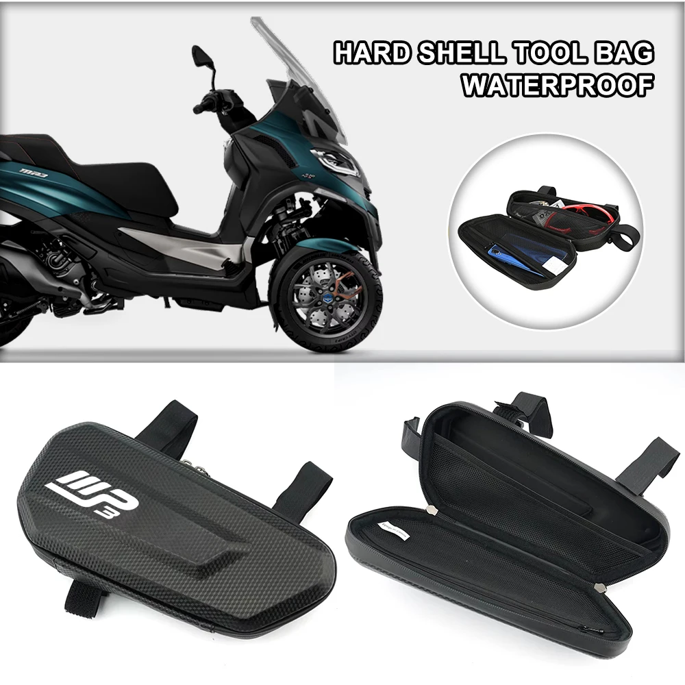 Handlebar Bag Motorcycle Waterproof Phone Storage Bag Accessories For Piag gio MP3 Scooter MP3300 MP3500 HPE Sport Custom new