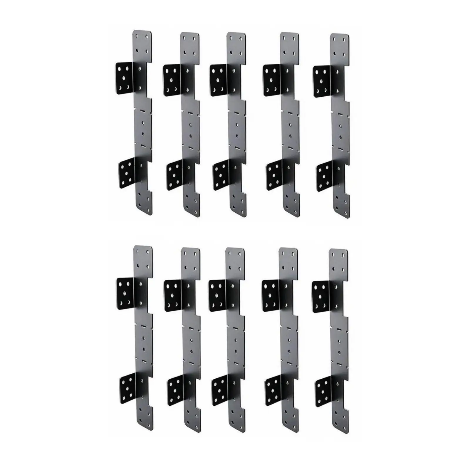 Adjustable Steel Stair Connector Bracket for 2x10 2x12 Deck Stringer Hanger Outdoor Framing Hardware