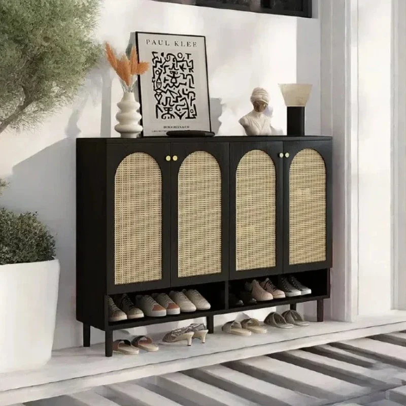 Unique Trendy Economic High-quality Simple Accent Nordic Shoe Cabinet Luxury Designer Modern Minimalist Space Saving Furniture
