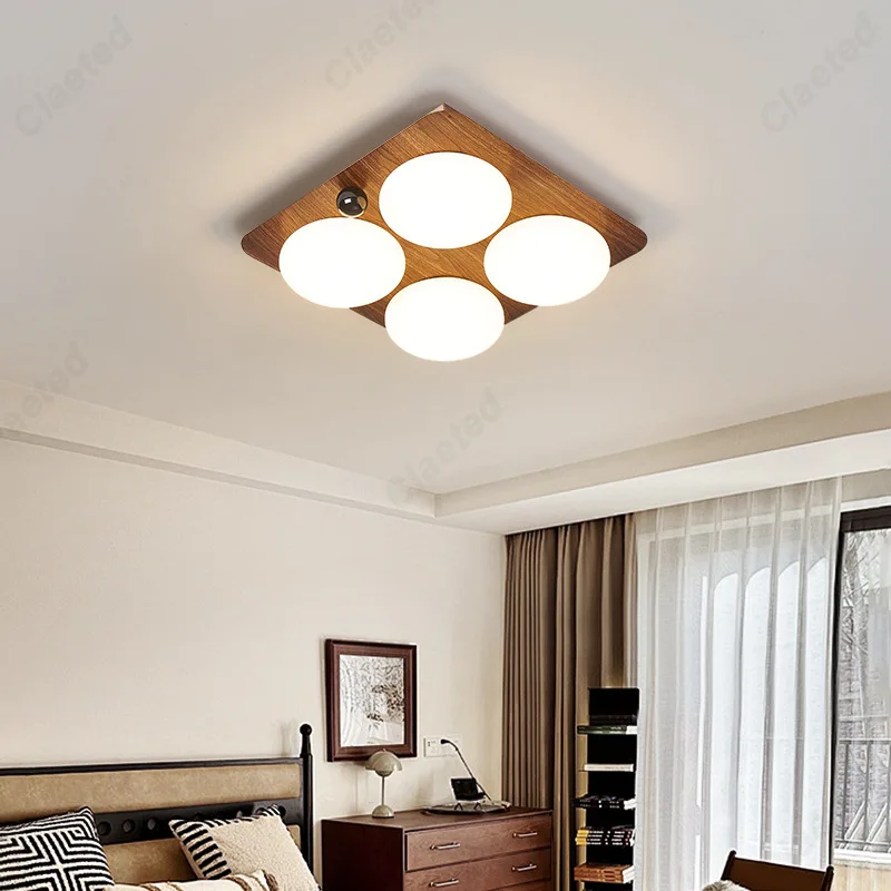 

Европейский современный минималистичный светодиодный потолочный светильник полного спектра для защиты глаз Гостиная Коридор Спальня Декоративные осветительные лампы