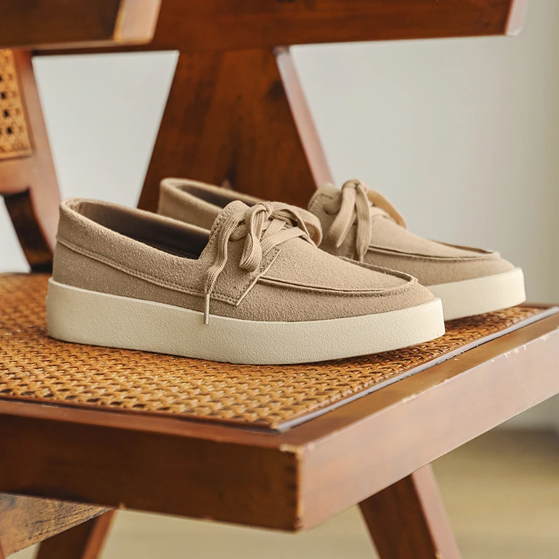 خيارات متعددة الألوان على الطراز القديم للرجال، لون خالص، سهلة الارتداء، مريحة، ناعمة، كعب مسطح، أحذية بدون كعب للمشي منخفضة الأعلى #3