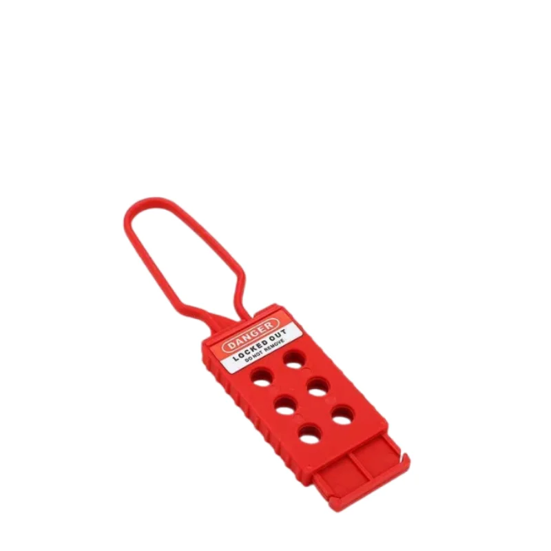 1Pcs Luokelock lockout tagout hasp with 6 holes Nylon Lockout Hasp Non-Conductive Lockout Hasp