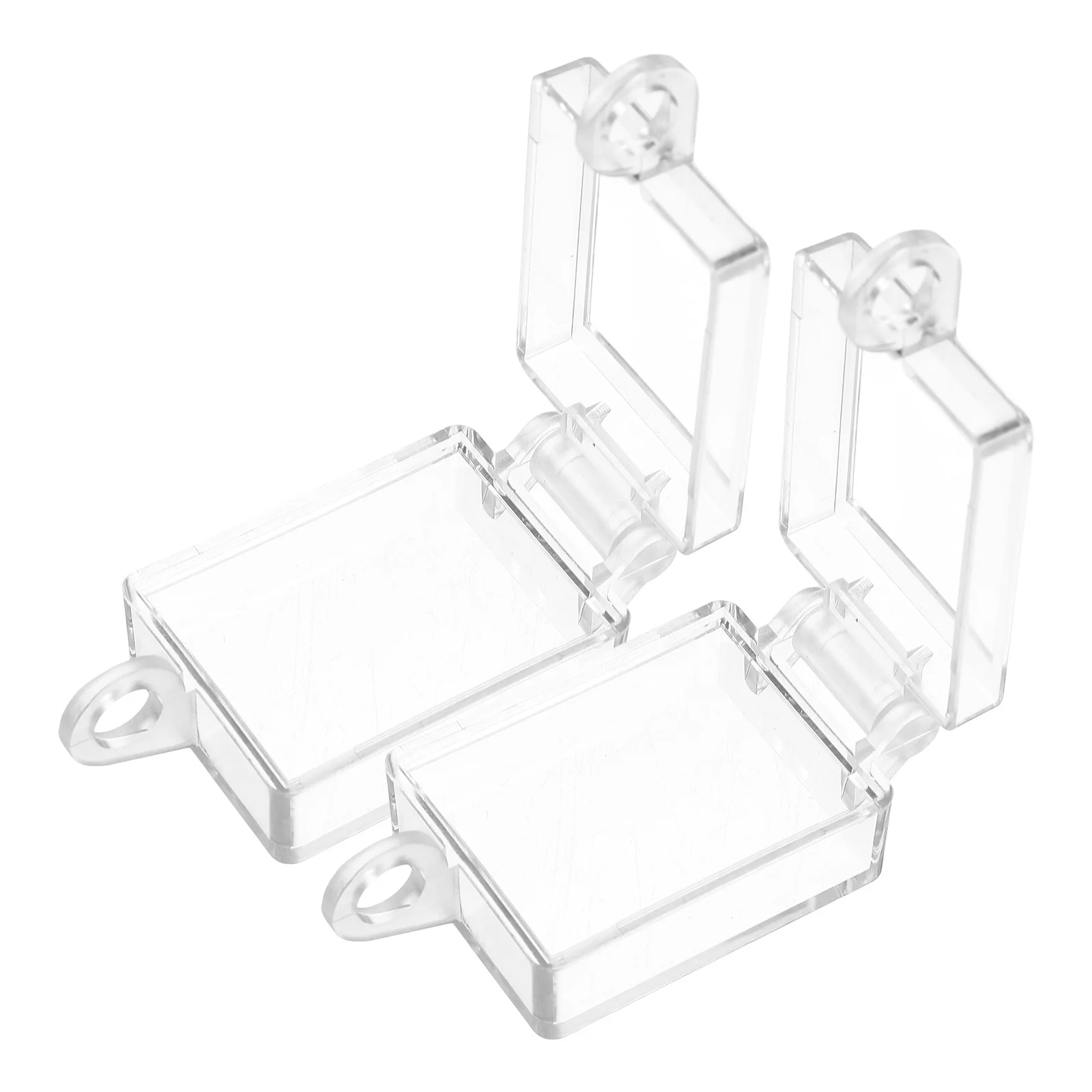 

2pcs Clear Rocker Covers Toggle Button Protection Covers Easy Installation Durable Plastic Guards Extend Switch Lifespan