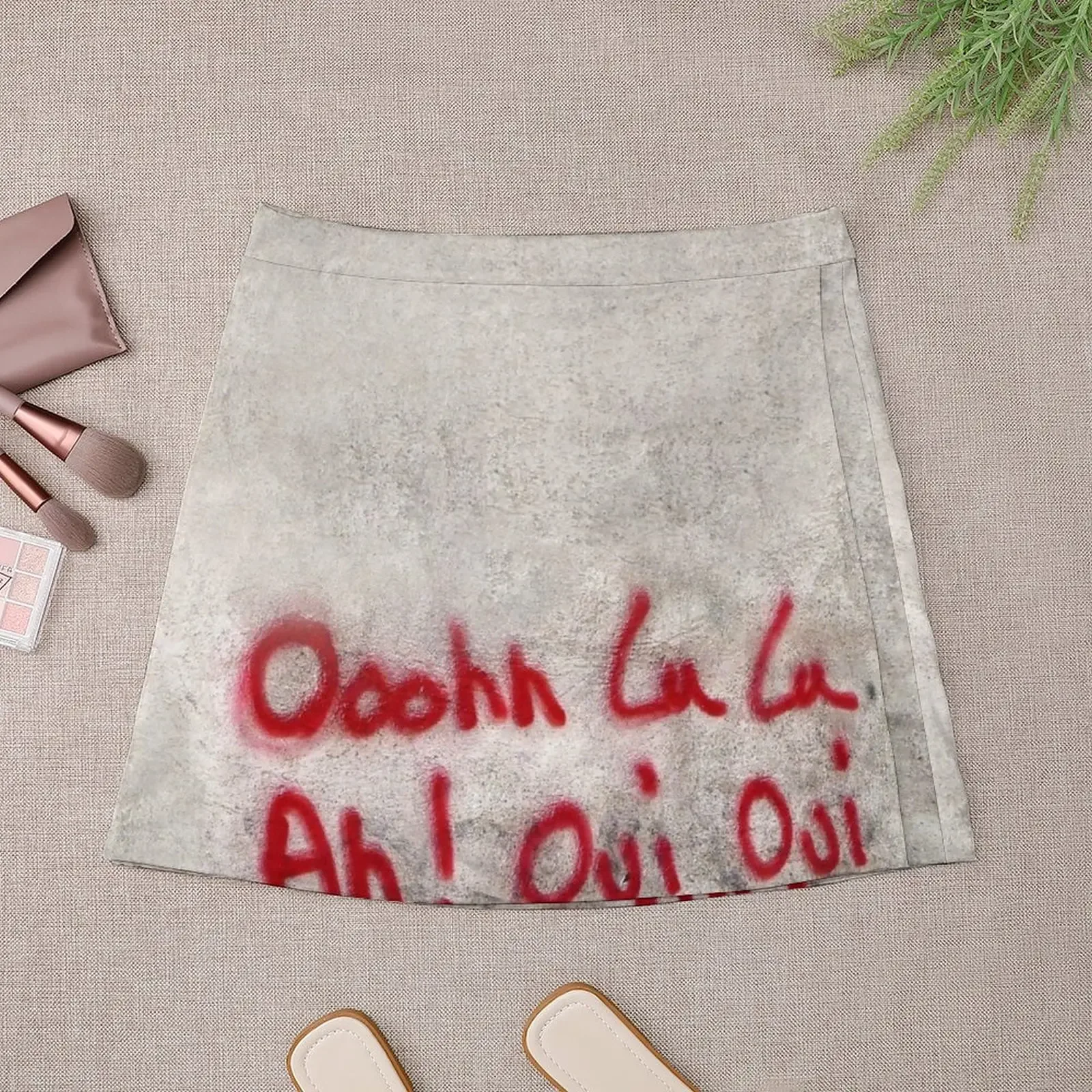 French Graffiti - Ooohh La La Mini Skirt Skirt pants Female clothing short skirt for women fairy grunge
