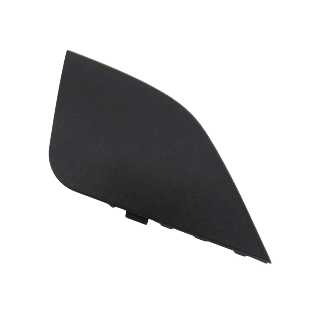 Towing Eye Cover Tow Hook Cap ABS Plastic Material Unpainted Black Finish Direct Replacement Part Left Hand Side Fitment