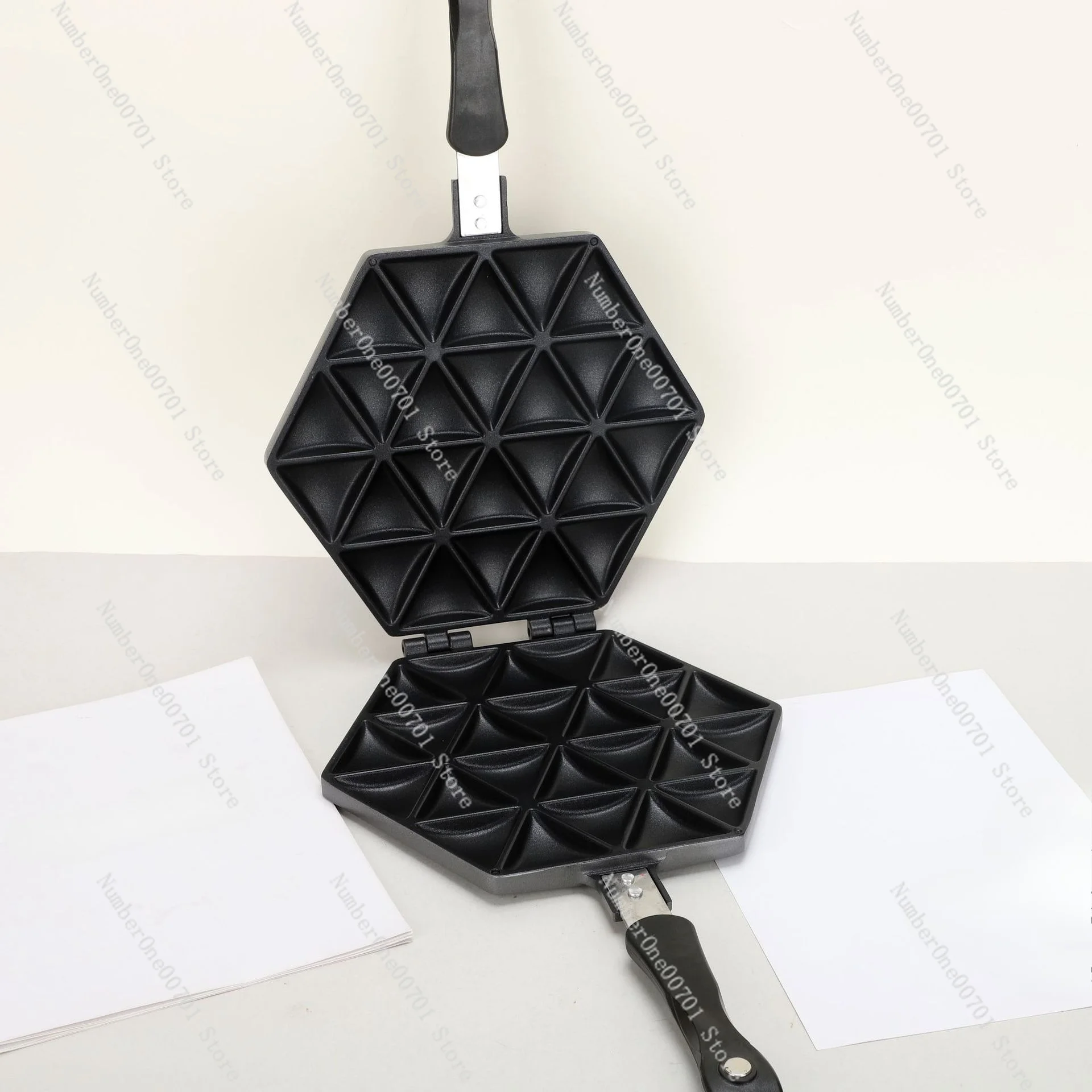 Triangular  Mold, Non-Stick Maker for Breakfast & Snack Pan