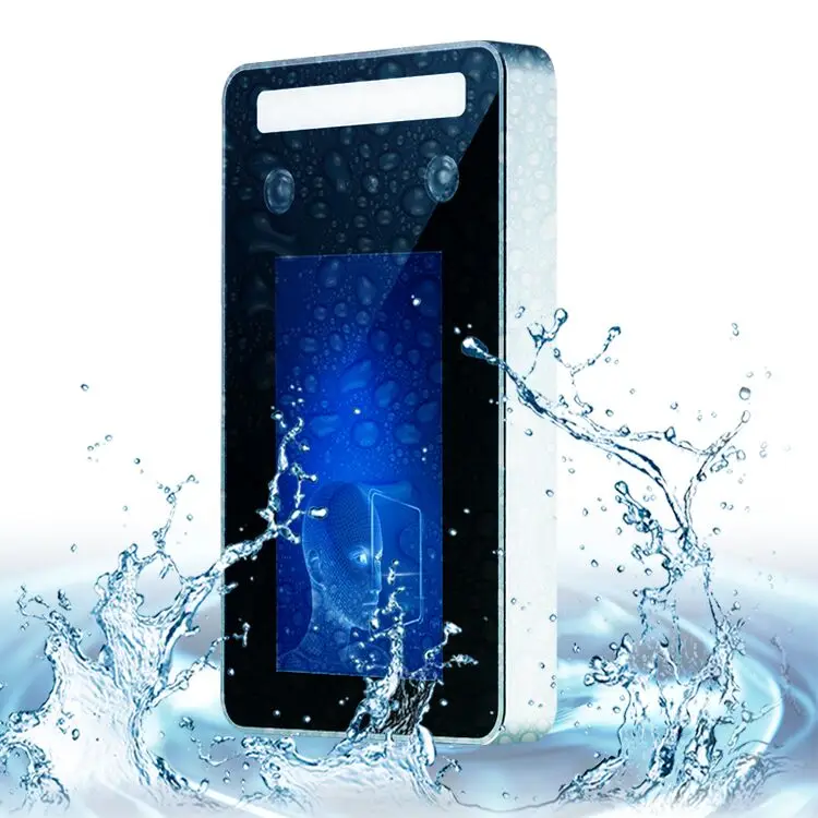 ระบบควบคุมการเข้าออกประตูแบบหมุนพร้อมระบบจดจำใบหน้าแบบไบโอเมตริกซ์กันน้ำขนาด 5 นิ้ว พร้อมระบบมองเห็นในเวลากลางคืน