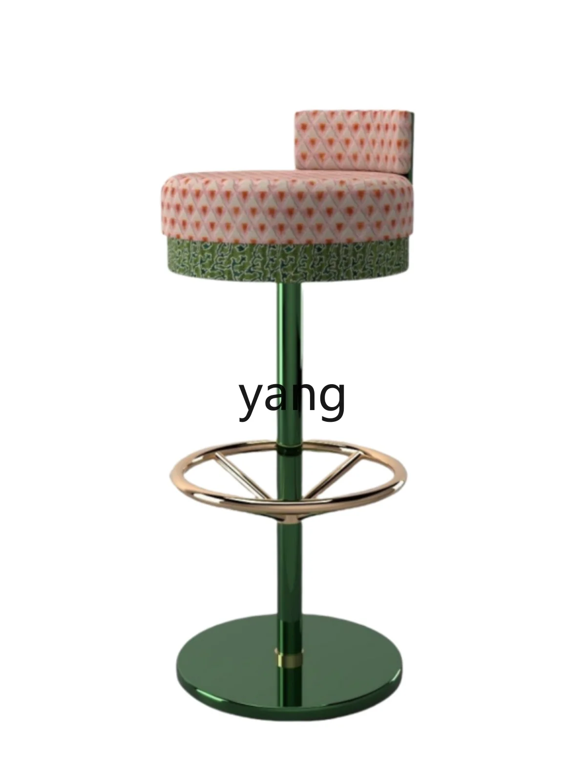 LHH light luxury metal bar chair bar cafe front desk seat