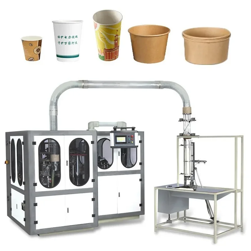 YG Full Auto Double Wall Paper Bowl Former Paper Cup Forming Machine Disposable Paper Tea Cup  Machine