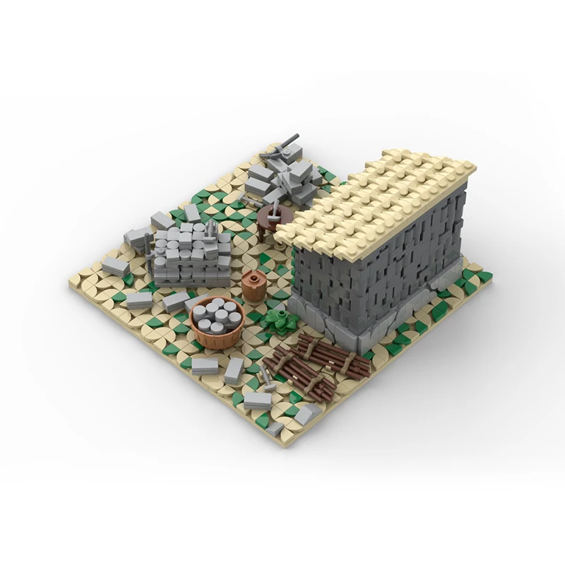 MOC- 214958   القرون الوسطى العمارة التعدين مخيم بنة نموذج الطوب مجموعة الهدايا الإبداعية الجسيمات الصغيرة الكبار لتقوم بها بنفسك لعبة 1139 قطعة