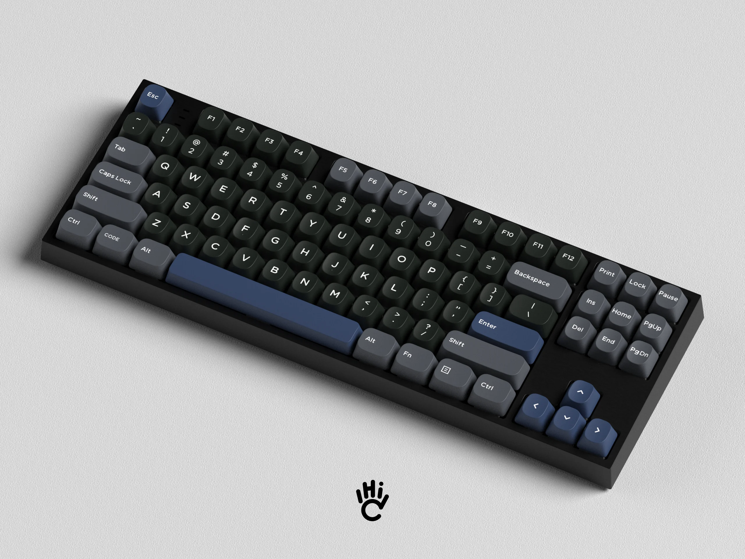 Obsidian Zweifarbige Theme-Tastenkappen 171 Tasten YMK-Profil-Tastenkappe Benutzerdefinierte PBT-Tastaturkappen für mechanische Tastatur-Gaming-Zubehör