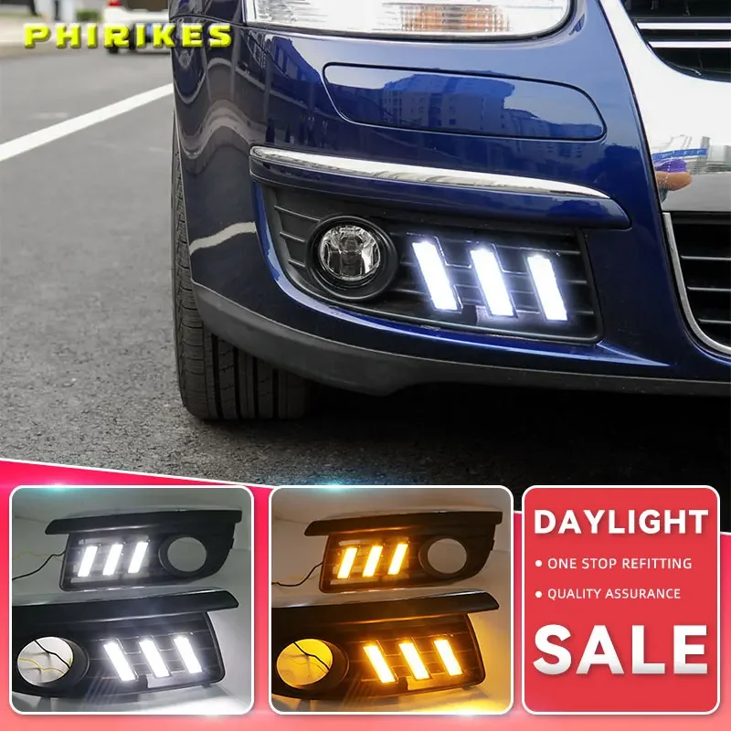 2x Car-specific for VW Jetta MK5 Sagitar 2006-2010 LED DRL daytime running light