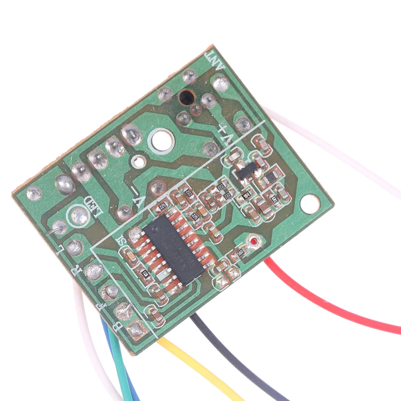 4CH zdalne sterowanie RC 27MHz obwodu nadajnika PCB i tablica odbiorcza z anteną System radiowy do samochodu zabawka