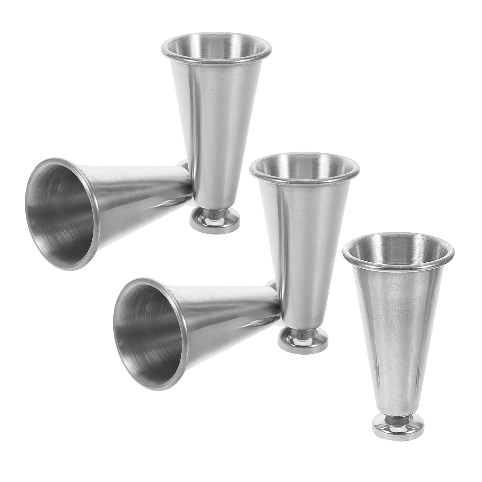 

5 Pcs Holy Tableware Stainless Steel Communion Cups Religious Gathering Party Cups Glasses Church Supplies Baptism