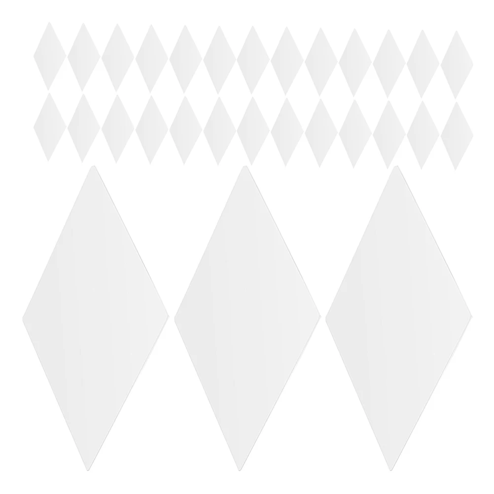 

200 pcs Patchwork Paper Templates Rhombus Design Reusable Quilting Stencils For Sewing Crafts Diy Home Decor Quilting Supplies