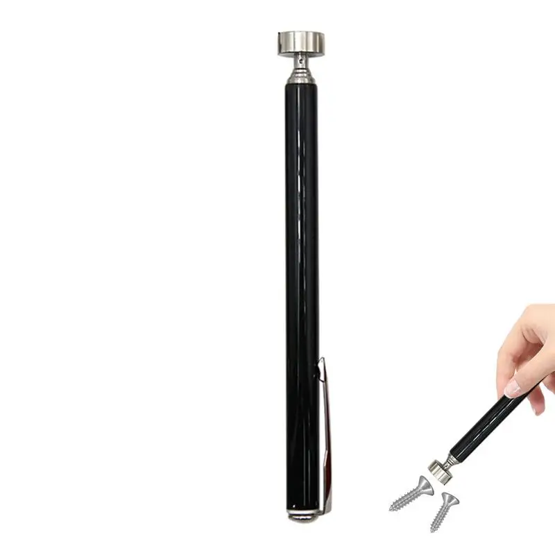 Telescopic Magnetic Pen Portable Metal Magnet Pickup Tool Magnet Stick for Picking Up Nut Bolt Adjustable Pickup Rod Stick