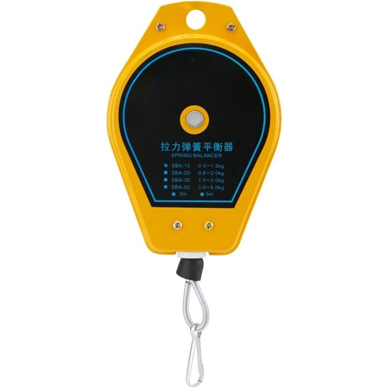Spring Balancer Retractable Tool Hanger for Electric Screwdriver Adjustable Spring Force Hanging Hook for Assembly Workshop