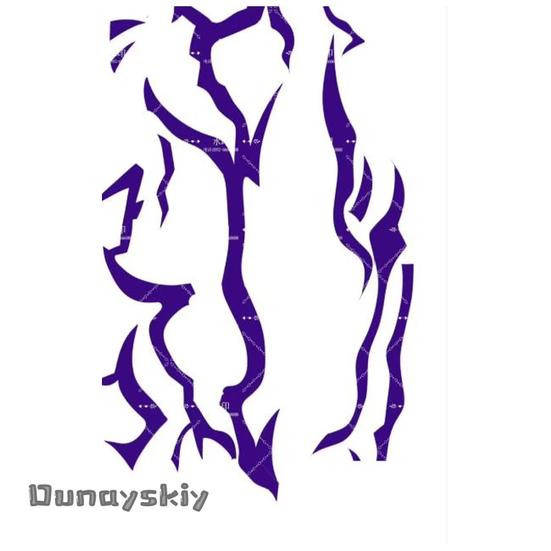 Anime Film Dämon Jinu Kostüm Cosplay Jinu Saja Junge Kostüm Full Set Tattoo 4 stücke Wasserdichte Tatoos Kpop Gruppe Korea Aufkleber