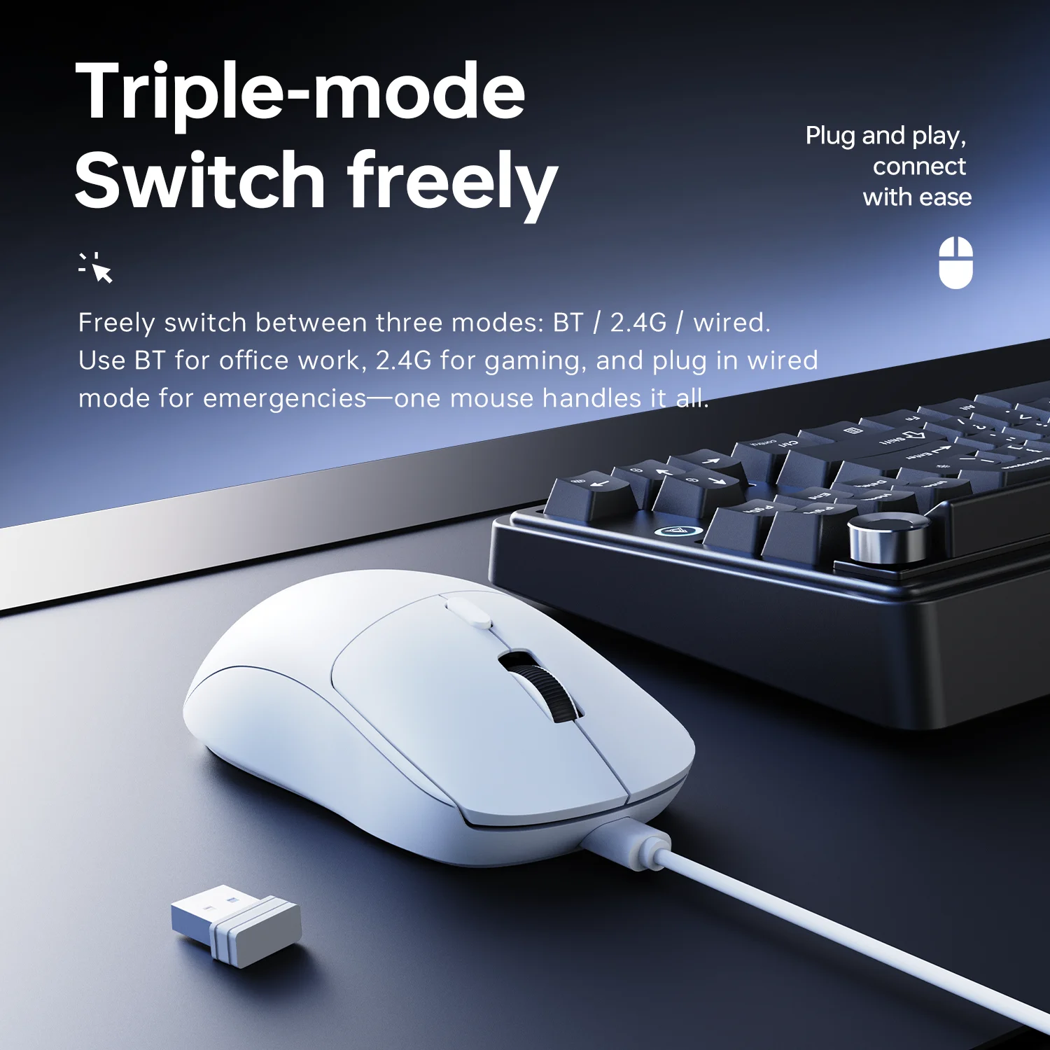 Souris de bureau et de jeu AJA - Gaming Keyboard Mouse And Headset Combo avis et prix