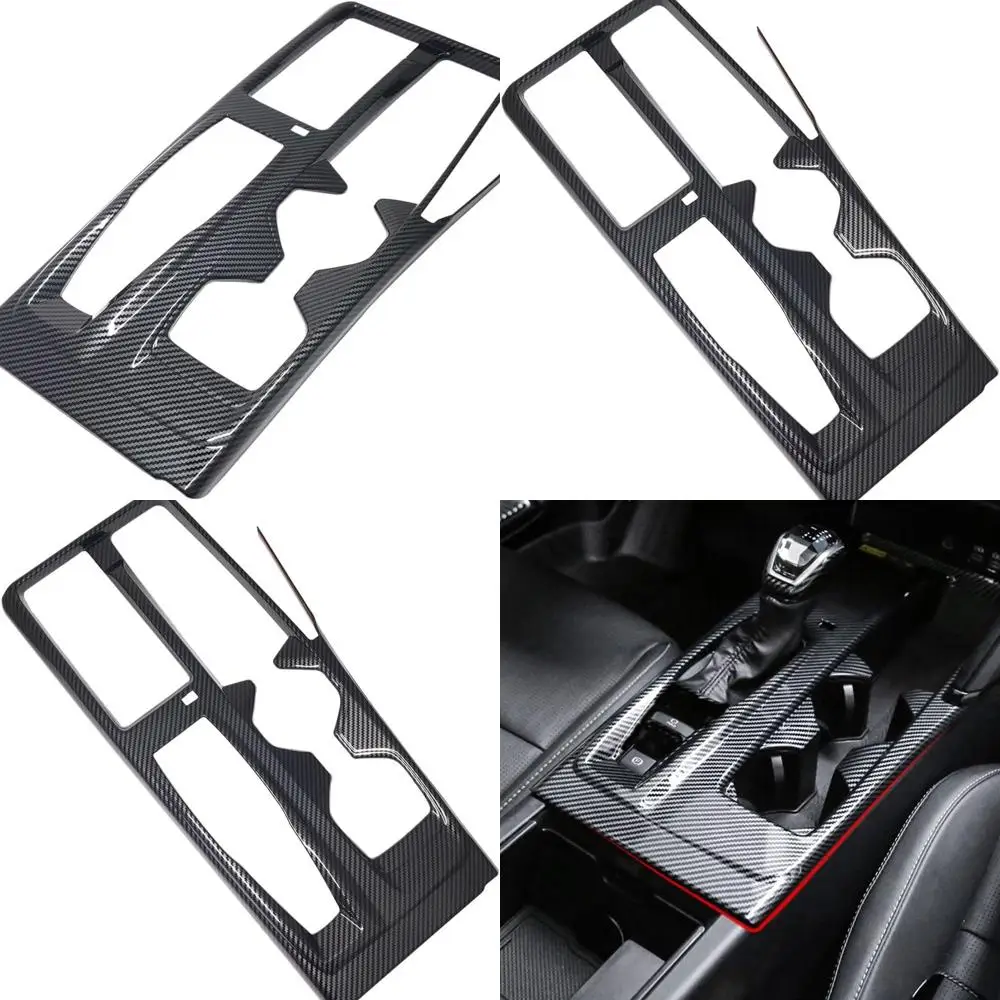 

Compatible with 2025 Toyota Camry Accessories Center Console Gear Shift Panel Frame Cover Trim (Carbon Fiber Color) - North Amer