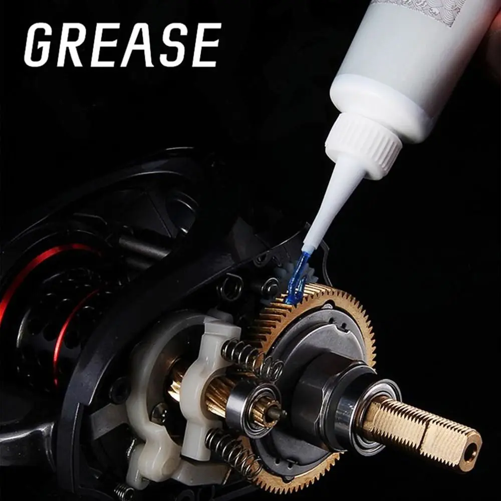 Color Random Fishing Reel Grease Lubricating Oil Metal Sprocket Grease Fishing Reel Lubricant Oil Grease Reel Maintenance Oil