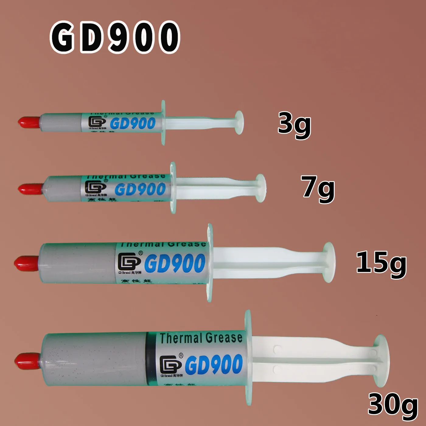 Tepelný conductive mazat pasta silikon GD900 chladičem vysoký představení sázet mazat pro CPU CN30/BR7 3/5/7/15/30g 4.8W/M-K