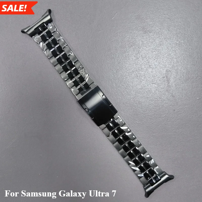 

Luxury Titanium Metal Band For Samsung Galaxy Ultra Watch 7 47mm Business Adjustable Bracelet For Galaxy Ultra47mm No Gaps Strap