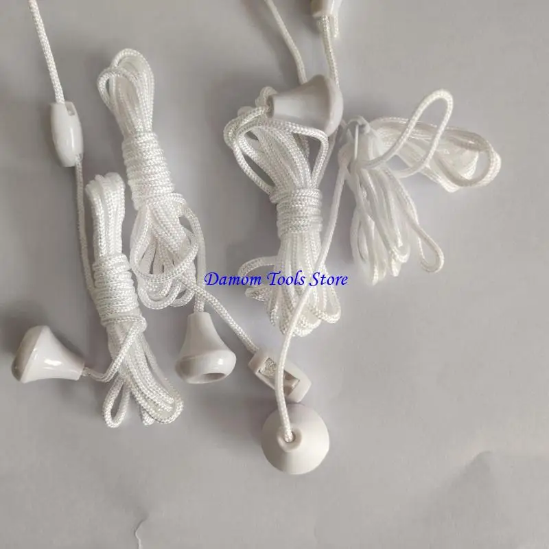 57be 10 piezas nylon batio nylon tracción cadena cuerda tracción con conector fácil usar