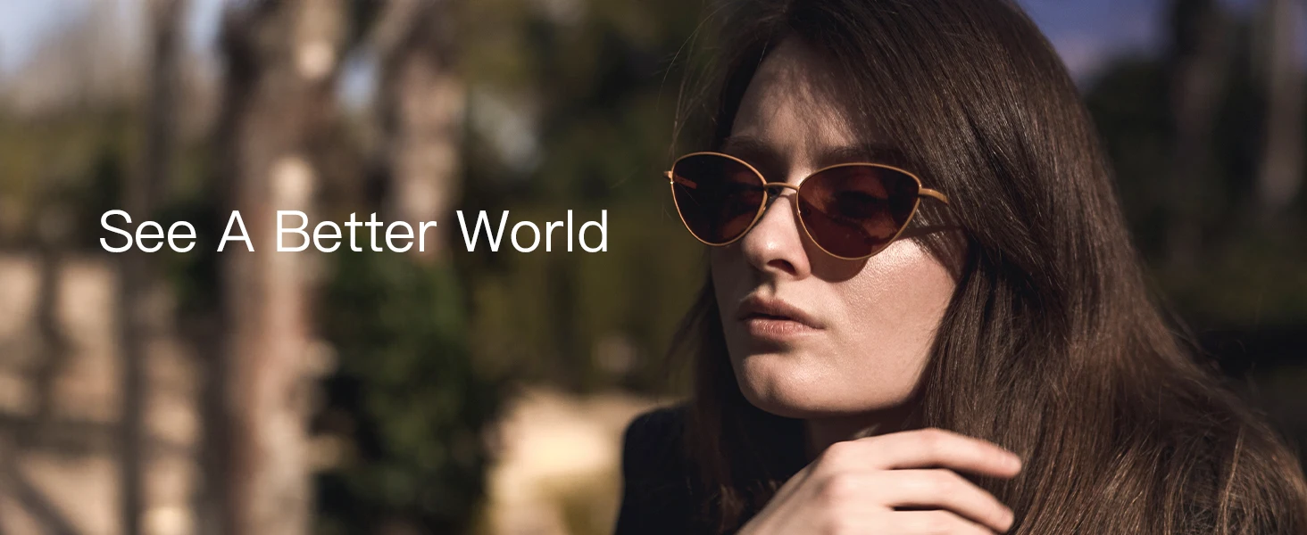ZENOTTIC Damen Vintage Kleine Cat-Eye-Sonnenbrille, modisch, schmaler Metallrahmen, polarisierte Sonnenbrille, UV-Schutz für Damen – Detail 1