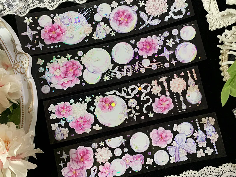 1 Loop Beautiful Bubbles Shiny Washi PET Tape