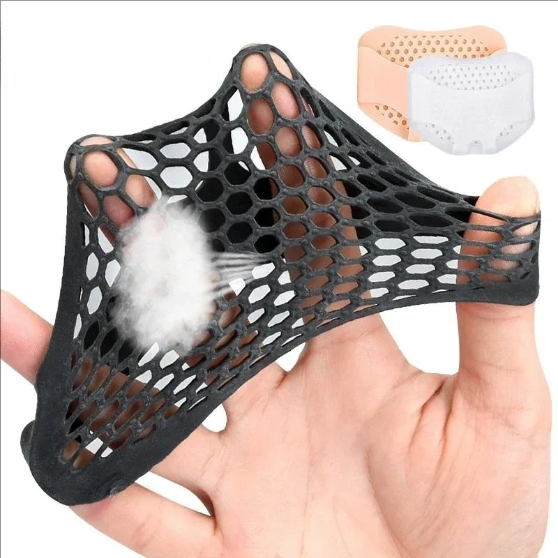 Silicone Gel Heel & Forefoot Pads, Plantar Fasciitis Relief Inserts, Foot Cushions for Blister & Metatarsal Pain Unisex