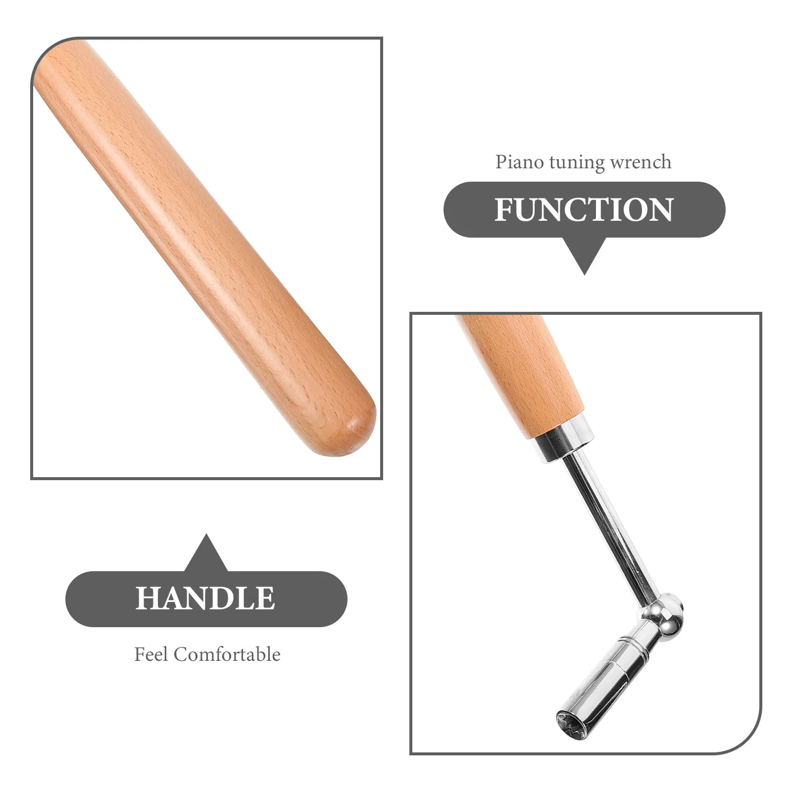 

Thin Rod Wrench Piano Tuning Spanner Tools Accessories Instrument Telescopic Repair Parts