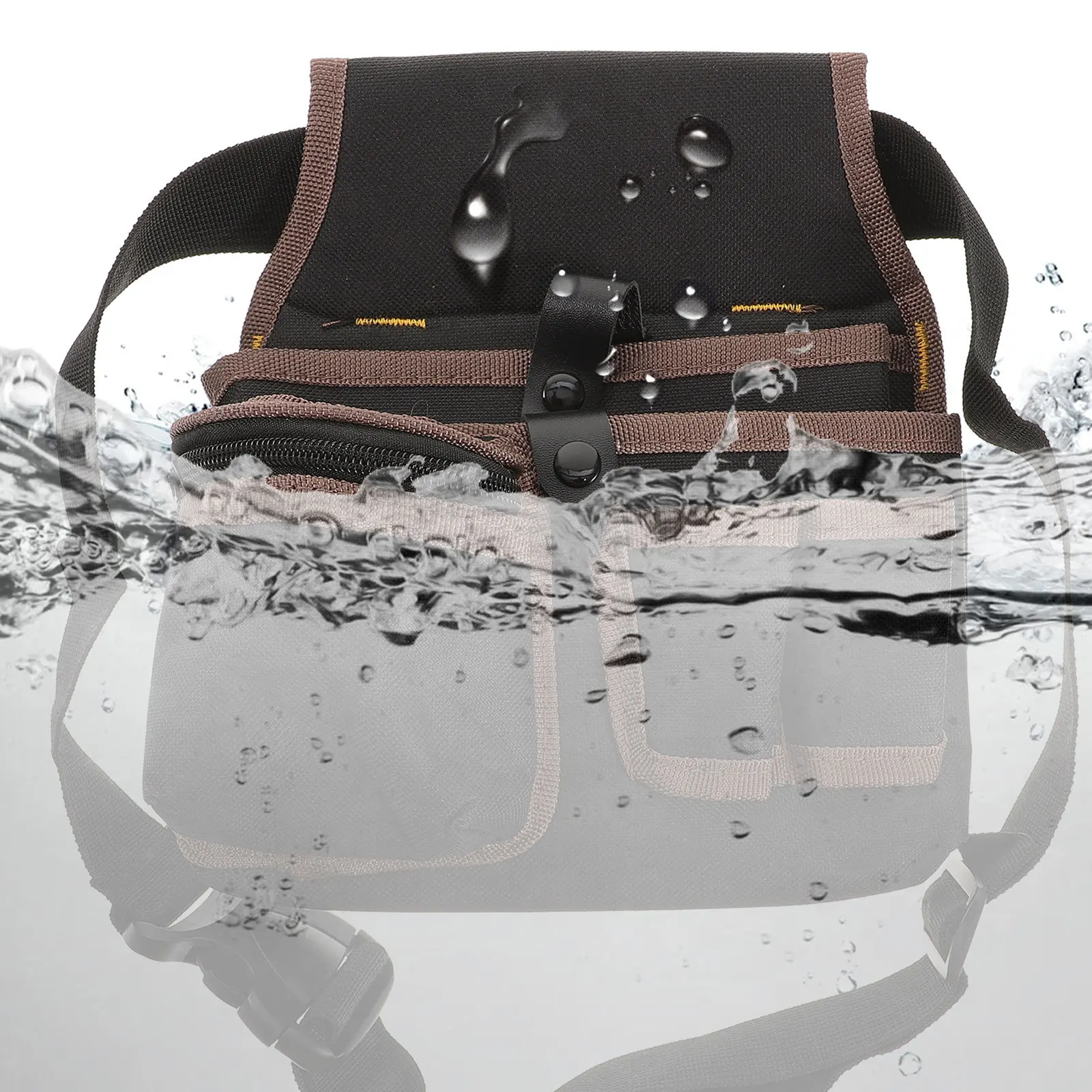 

Multi-Functional Waist Pouch Heavy Duty Adjustable Belt For Electrician Carpenter Repair Large Capacity Tool Carrying Pouch Hand