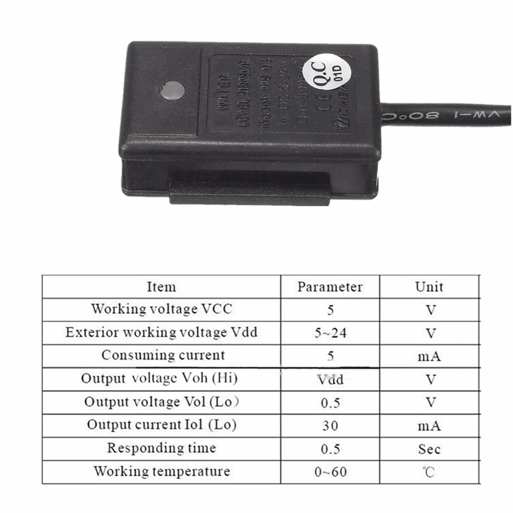 Non-contact Sensor Tank Liquid Water Level Sensor High Stability Sensitivity Easy Install For Appliances Cars Testing Equipment