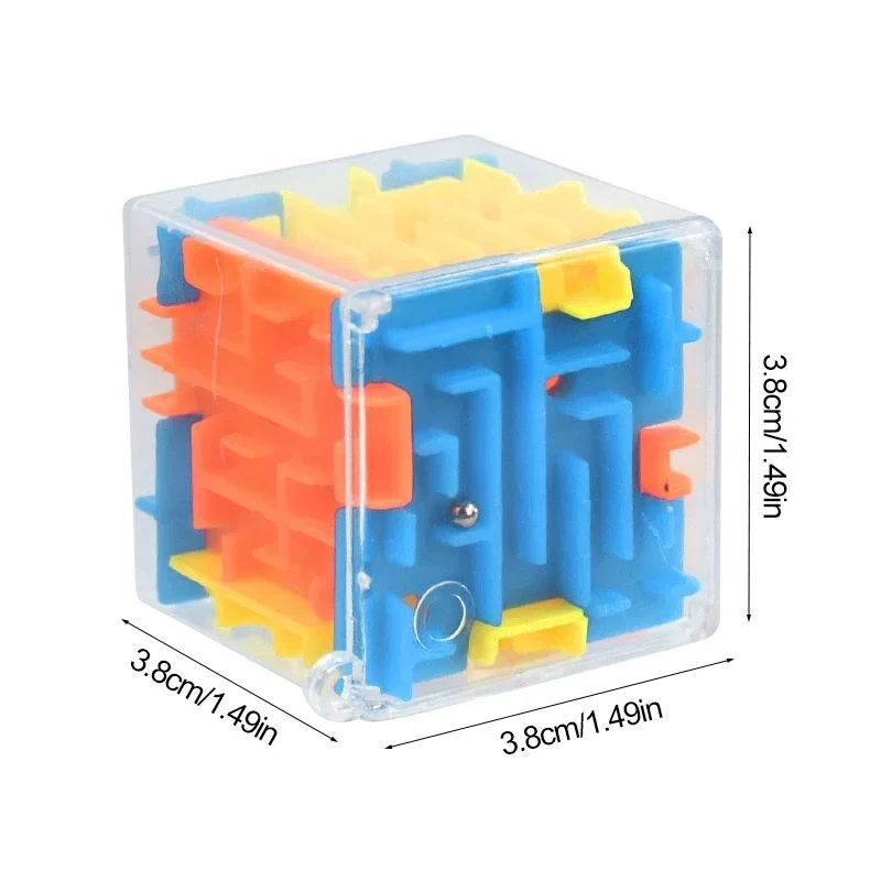 Labyrinthe de perles roulantes cube 3D, jouets pour enfants, sac de faveurs de fête d'anniversaire, Noël, cadeaux d'invité de mariage, 1-10 pièces
