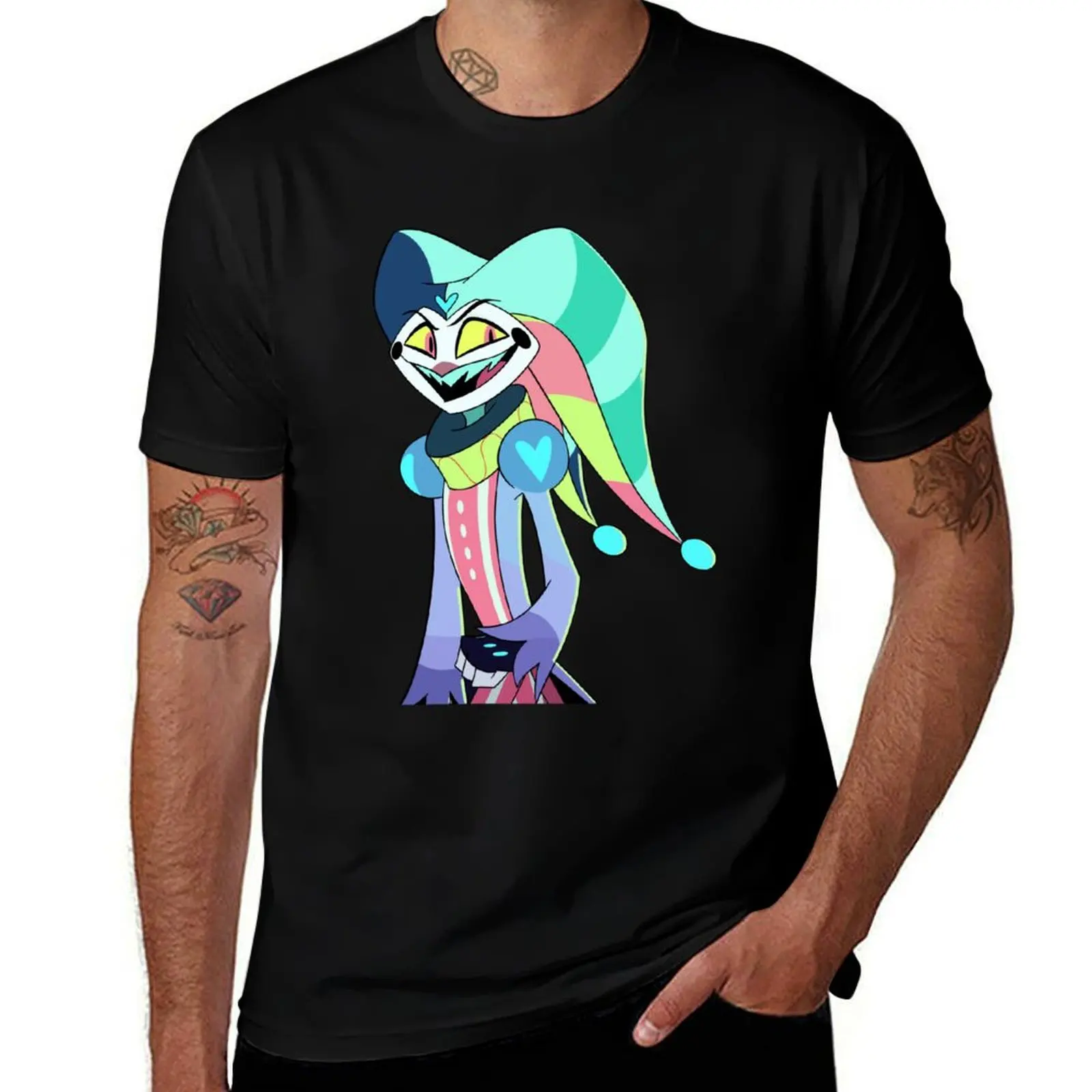 Helluva Boss Fizzarolli T-Shirt Casual Simple Design Short Sleeve Shirt