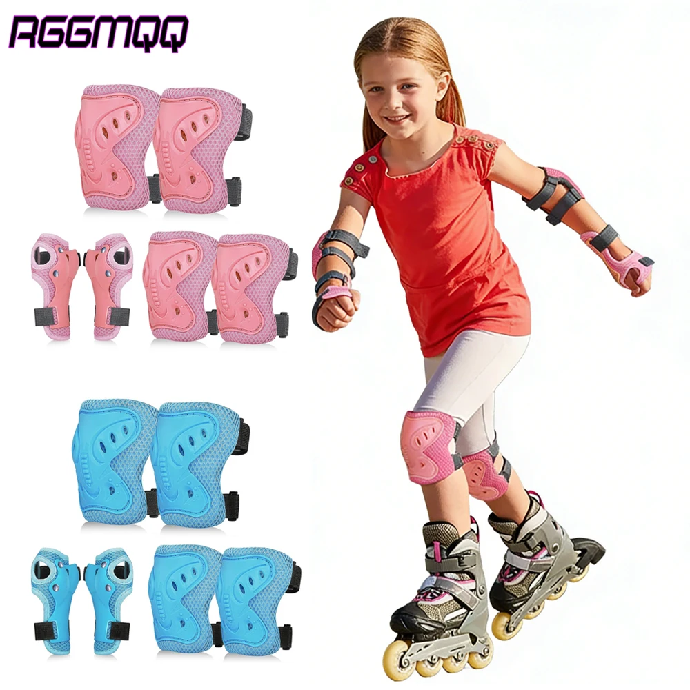 Kinder/Jugend Knie- und Ellbogenschoner Schutzausrüstung Set für Rollschuhe Radfahren Skateboarden Inlineskaten Rollerfahren Sport