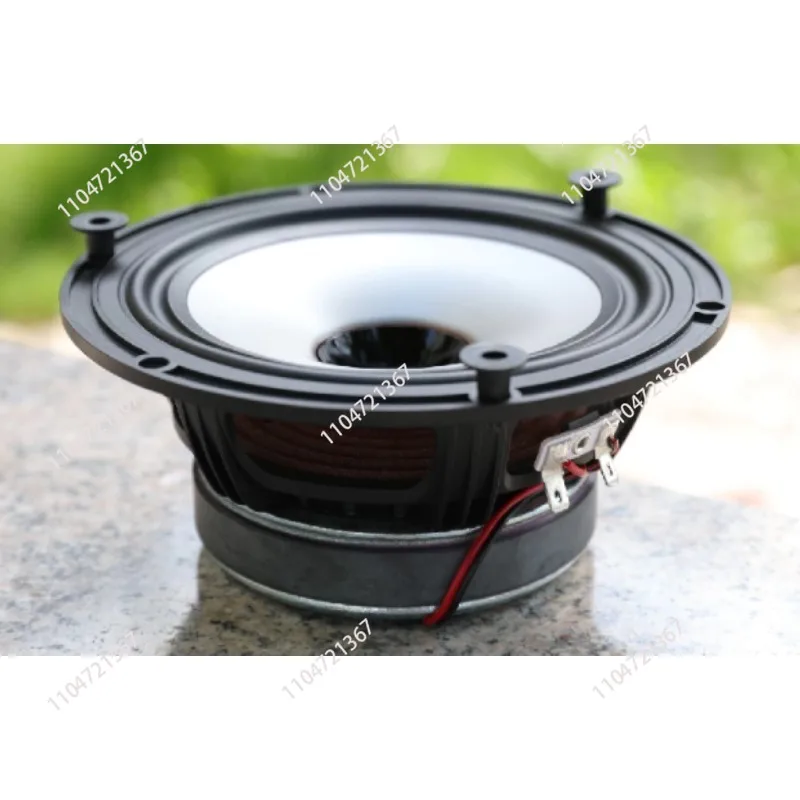 Used 6.5 Inch Coaxial Full Range Speaker Unit Titanium Dome Tweeter HiFi Audio Speaker