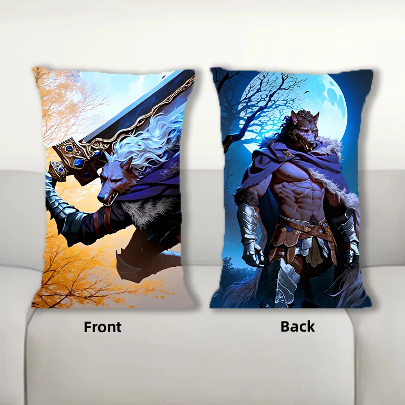 

Dakimakura аниме Half-Beast Blaidd диванная подушка наволочка для тела двухсторонняя постельное белье с принтом наволочка