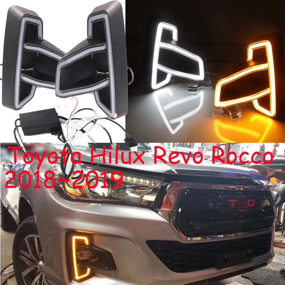 2018~2019year for Toyota Hilux VIGO Revo daytime light Rocco car accessories LED DRL headlight for VIGO fog light