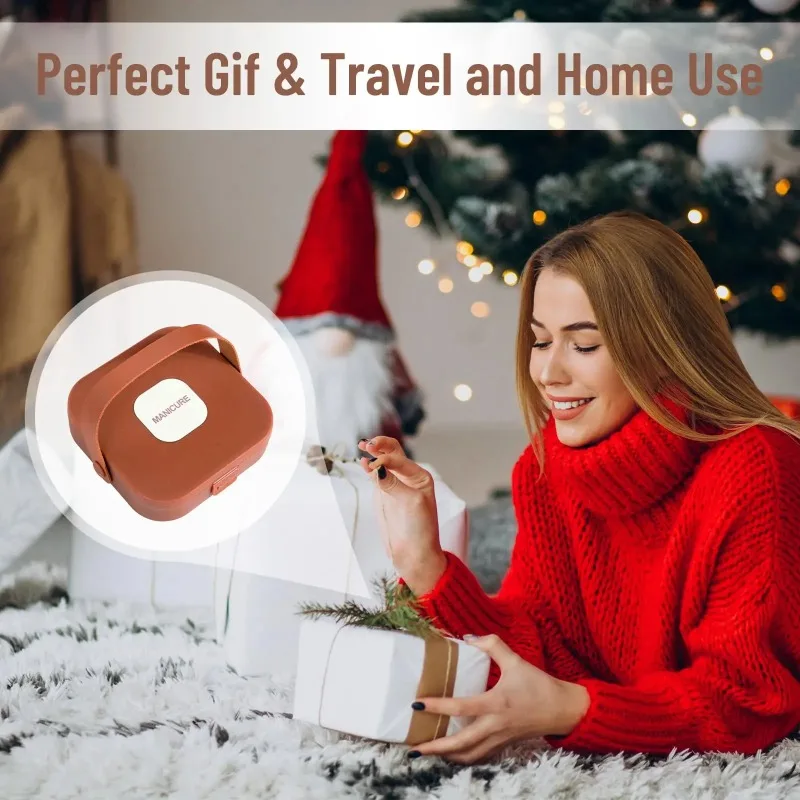 Anti-splash nagelknipper set Hand in hand manicure tondeuse manicure tondeuse bescherming tool manicure 7-sets nagelknipper set