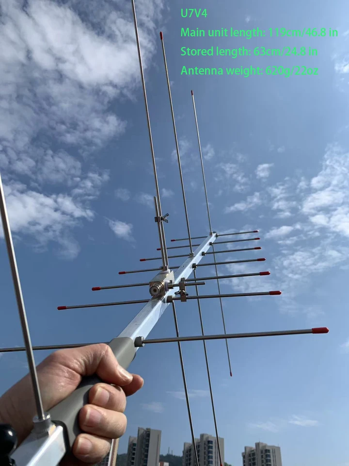 ハンドヘルド八木アンテナ 430/144MHz デュアルバンド