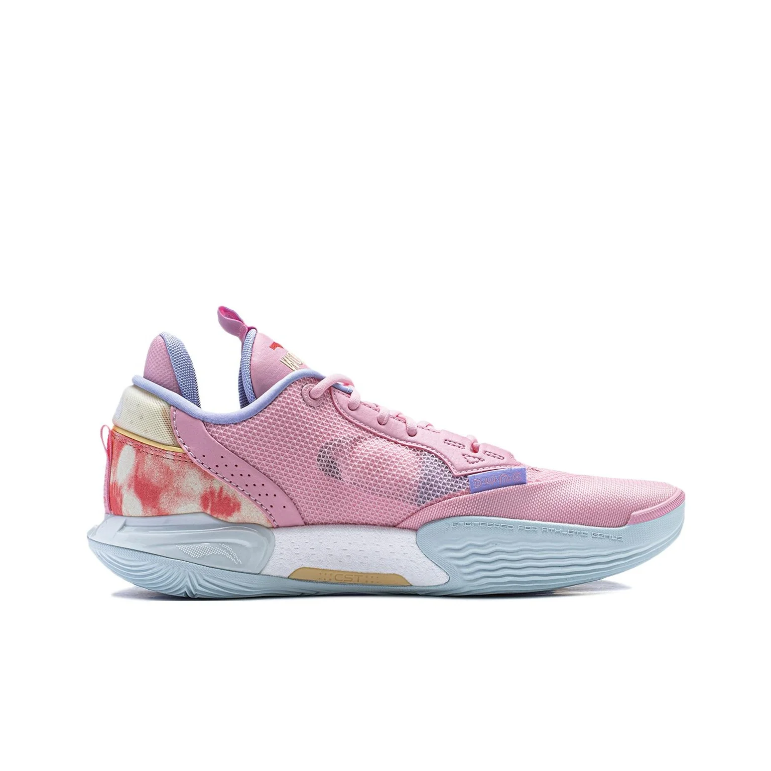 Li Ning Wade ALL City 12 Basketball Shoes Men's Pink ABAU015-3 view 3