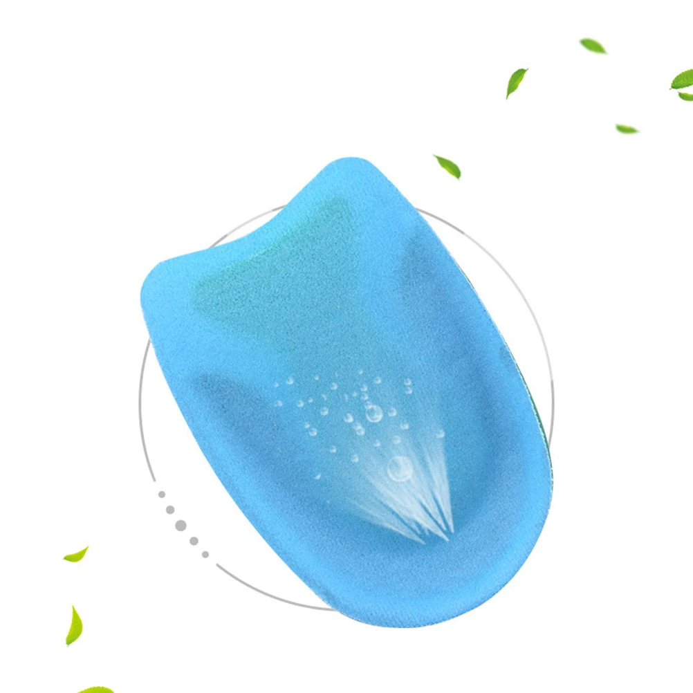 

2pcs 2 Pairs Foot Insoles Absorbent Half Insoles Heel Support Shoe Pads Breathable Comfortable Heel Cushion Decompression Long